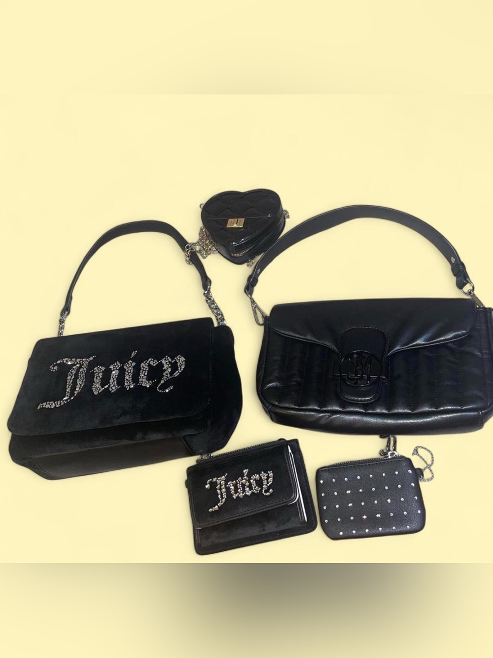 Juicy Couture Black Shoulder Bag (Bundle)